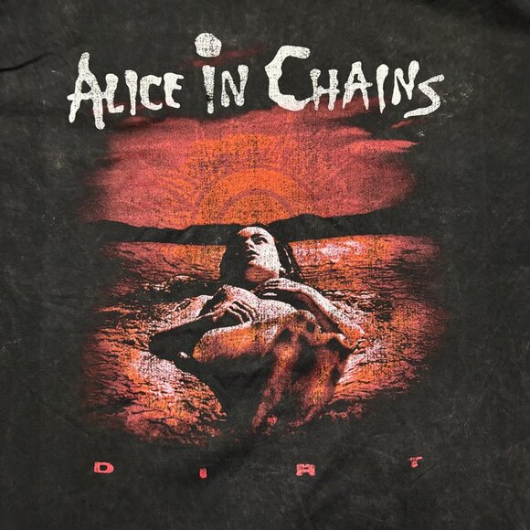 Alice In Chains Dirt Est 1987 Rock Band Mineral Wash T-Shirt Size Extra Large - Picture 2 of 5